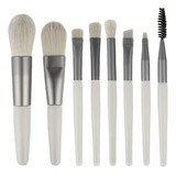 Set De Brochas Maquillaje 8pcs Pincel Rubor.base.sombra