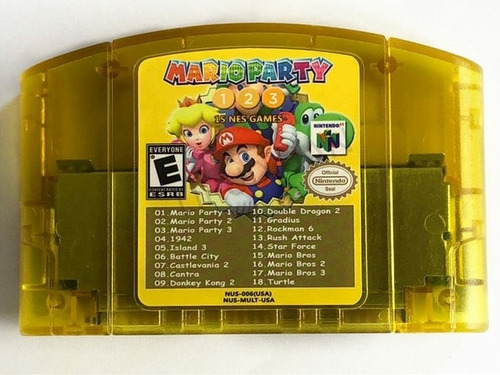 Mario Party 1 2 3 + 15 Juegos De Nes Nintendo 64 N64 18 En 1