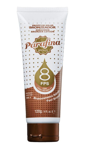 Parafina Bronze Fps8 Bronzeador 120g