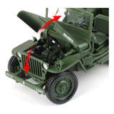 Coche De Plástico Para Niños Y Juguete, Regalo Militar 1/18