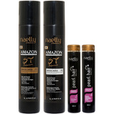 Naelly St Premium P1 + P2 + Kit Máscara+shampoo Pearl Hair 