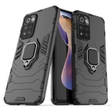 Funda Uso Rudo Con Anillo Xiaomi Poco M4 Pro 5g + Glass