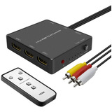  Puertos Hdmi A Av Converter, Hdmi Converter A Rca, Hd...