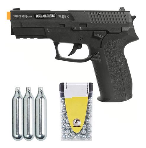 Pistola Airgun Co2 Sig Sauer4.5-qgk+ Kit300esferas+3cilindro