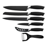 Set Cuchillos Cocina Cuchillo Pan Cuchillos Asado 6 Piezas