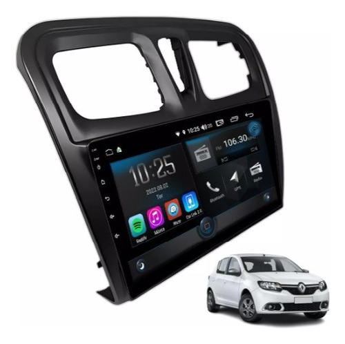 Central Multimidia Android Logan Sandero 15 A 20 Carplay Wif