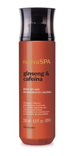Ginseng & Cafeína Splash Desodorante Colônia - O Boticário