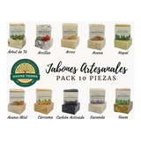 Jabón Natural Artesanal Kit 10 Piezas (paquete 2)
