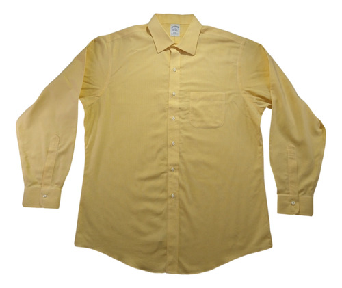 Camisa Brooks Brothers Amarilla Slim Fit