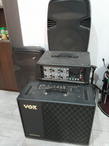 Amplificador Vox Vt100x + Consola Potenciada + Parlantes