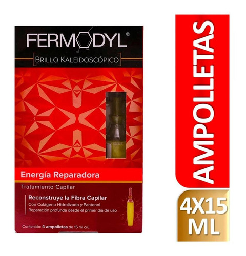 Tratamiento Ampolleta Fermodyl Energía Reparadora 4 X 15 Ml