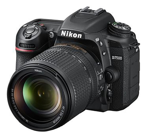  Nikon Kit D5600 + Lente 18-55mm Vr Dslr Color  Negro