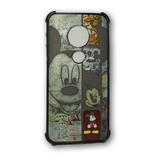 Funda Alto Impacto Puntera Dibujo Para Motorola Moto E5 Play