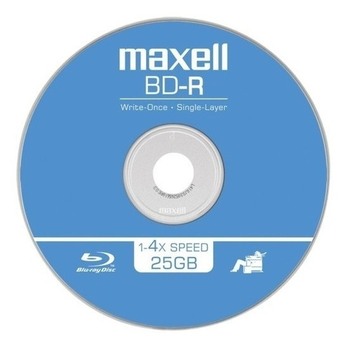 Maxell Disco Blu-ray De 25gb, Bd-r, 1 Disco, 1x, 67096