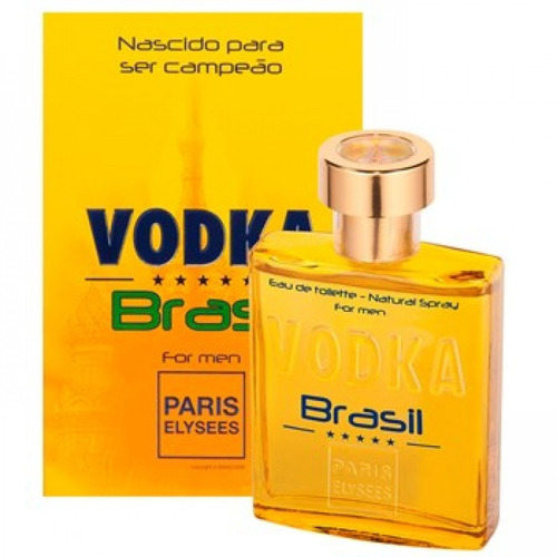 Kit Com 12 Vodka Brasil Amarelo P.elysees Masc.100ml