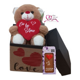 Kit Declaração De Amor Mãe, Namorada, Esposa ,te Amo + Urso