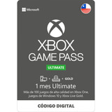 1 Mes Ultimate Gamepass Xbox Chile