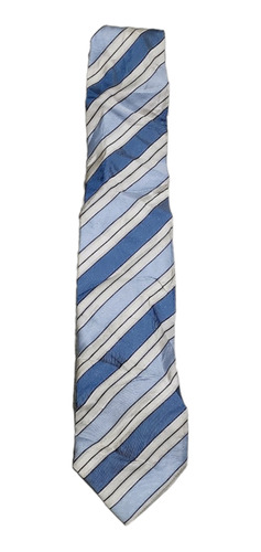 Corbata Hugo Boss Azul Lineas Seda