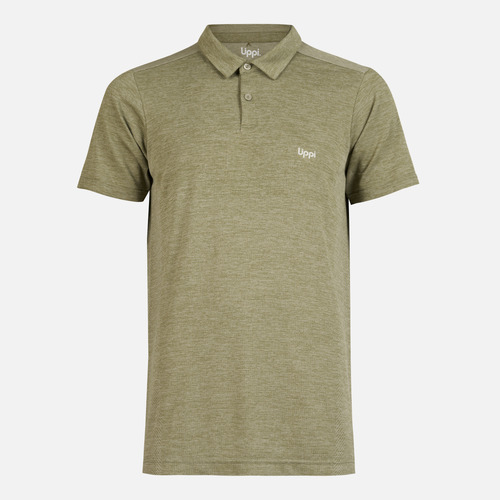 Polera Hombre B-classic Seamless Polo Verde Militar Lippi