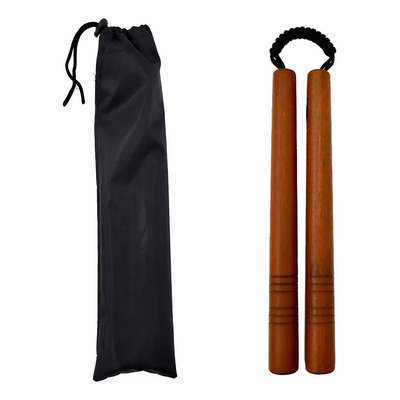 Mm Práctica De Artes Marciales Nunchaku De Madera Maciza