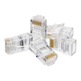 Conector De Red Plug Rj45 Cat 5e X 10 Unidades