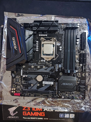 Kit Z370m Aorus Gaming (rev. 1.0) + Intel I5 8600k