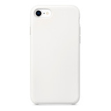 Capa Capinha Silicone Compatível iPhone 7 8 Se + Película 3d Cor Branco Nome Do Desenho Película Preta