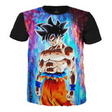 Camiseta De Goku Ultra Instinto  Para Adultos Y Niños Dragon