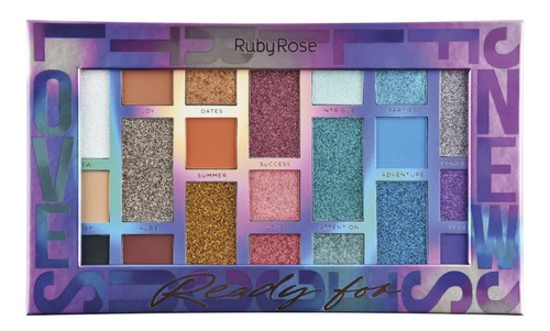 Paleta De Sombras Ready For Ruby Rose - g a $2600