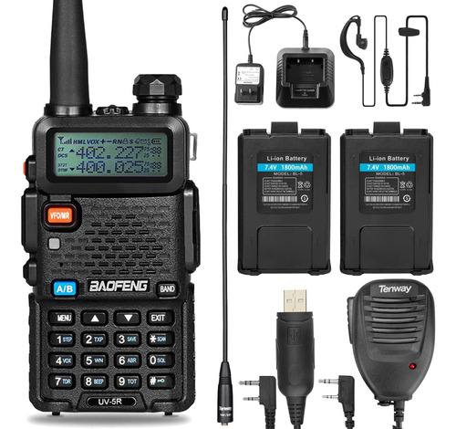 Baofeng Uv-5r Ham Radio Band Dual Band Band Radio Con Baterí