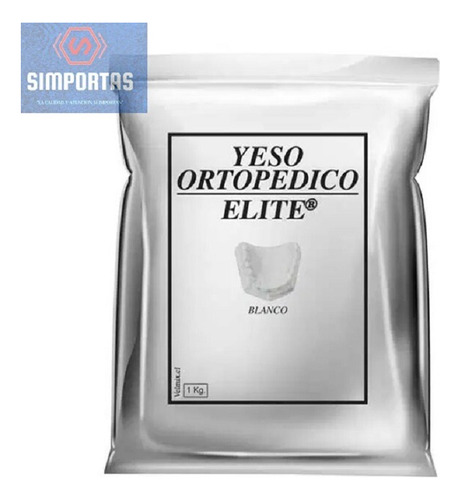 Yeso Ortopédico Marca Elite Made Usa 1kg Dental Full