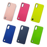 Funda Protectora Rigida Para Samsung A01 Varios Colores