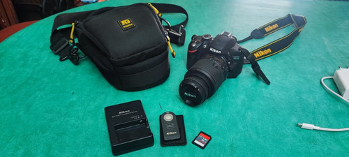 Cámara Nikon D3200 + Lente 55-200 Mm Y Control Remoto
