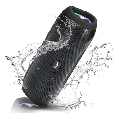 Bocina Bluetooth Portátil Rgb Altavoces 36 Horas Radio Fm Tf Color Negro | Meses sin interés