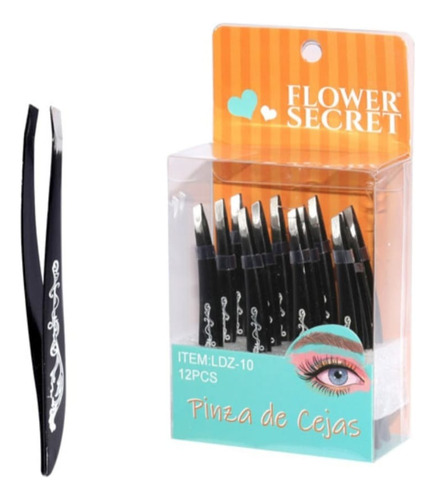 Pack 12 Pinzas Para Depilar Cejas