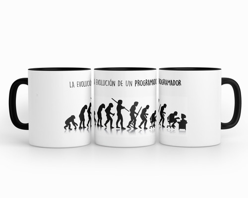 Taza La Evolución De Un Programador