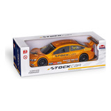 Carrinho Miniatura Stock Car Cruze De Corrida Pneu Borracha