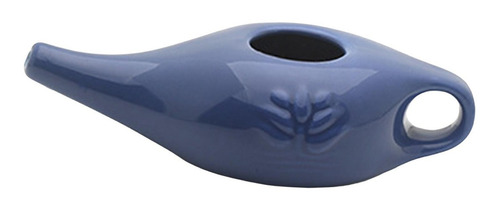 Limpiador De Nariz Neti Pot De Cerámica De 250 Ml, Azul