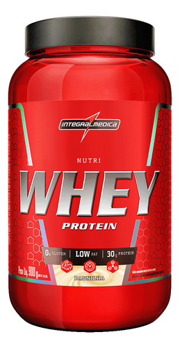 Nutri Whey Protein Integral Medica Pote 907g Suplemento Pó