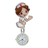 Reloj De Enfermera Con Clip Para Mujer, Con Solapa, Colgante