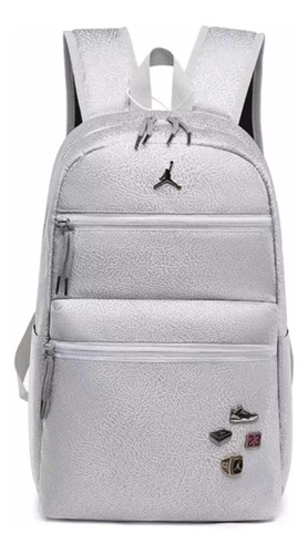 Mochila Nike Jordan Escolar Casual O Deportiva Plata