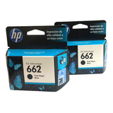 Pack Duo Cartucho Hp 662 Bk Cz103al 