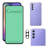 Kit Para Galaxy A54 5g - Película Cerâmica + Capa + Câmera