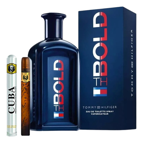 Tommy Bold 100ml Caballero Original+perfume Cuba 35ml