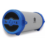 Bocina Bluetooth Select Sound Bt228 Bazooka Radio Fm Usb Color Azul