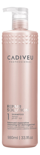 Cadiveu Repair Solution Shampoo Reparador 980ml