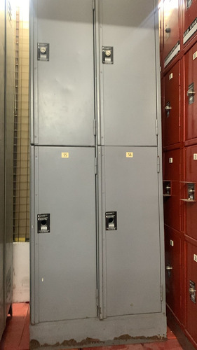 Lockers De 4 Puertas Armario Metalico Usado