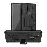 Capa Armor Antiimpacto Samsung Galaxy A21s+pelicula Vidro 3d