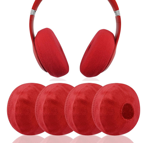 Cover Almohadillas Auriculares Beats Studio Studio 3, Rojo