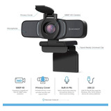Webcam Con Microfono Amcrest 1080p Cubierta Provacidad Usb